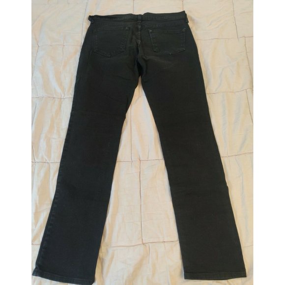 Old Navy Women's the Diva Black Denim Jeans / Regular (size 6) - Picture 6 of 7